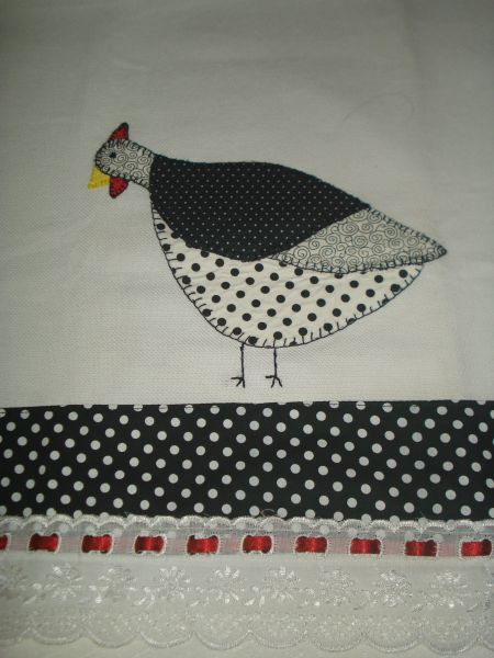 Pano de Louça - Patch Apliquê